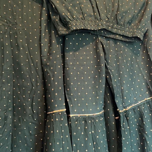 Green Kurta with Palazzo pants. Large - Picture 6 of 6